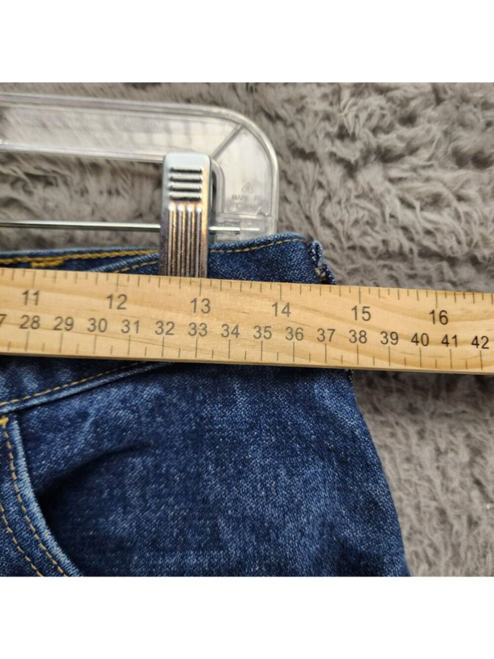 Carhartt Jeans Mens 30x32 Blue Cotton Denim Bootcut Fire Resistant *Read* - Picture 5 of 16